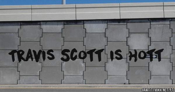Travis Scott is hott