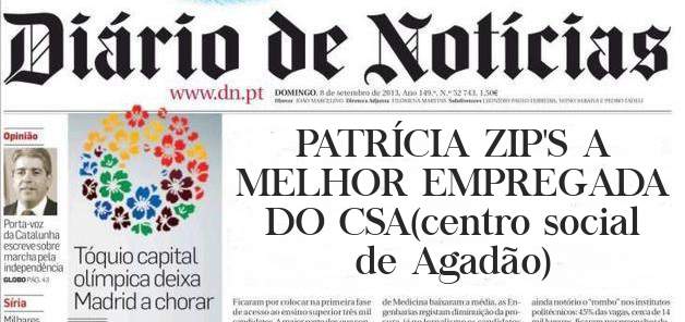 PATRÍCIA ZIP'S A MELHOR EMPREGADA DO CSA(centro social de Agadão)