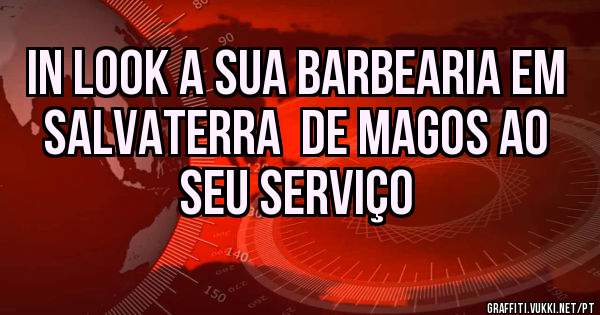 IN LOOK A SUA BARBEARIA EM SALVATERRA  DE MAGOS ao seu serviço 