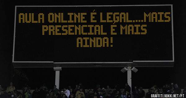 aula online é legal....mais presencial é mais ainda!