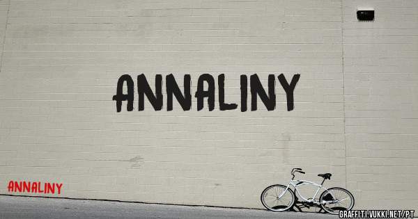 Annaliny