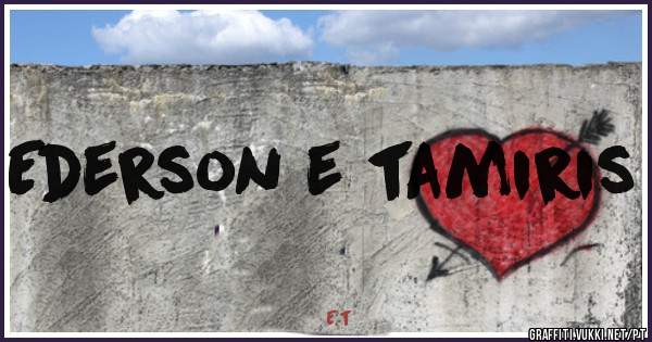 Ederson e tamiris