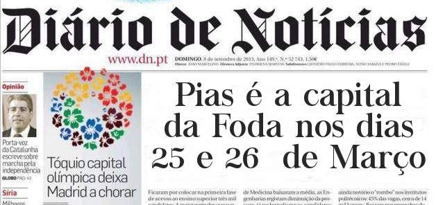 Pias é a capital da Foda nos dias 25 e 26  de Março 
