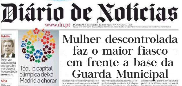 Mulher descontrolada faz o maior fiasco em frente a base da Guarda Municipal