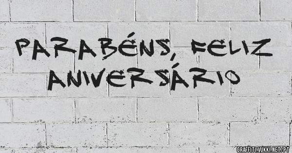 Parabéns, Feliz aniversário 