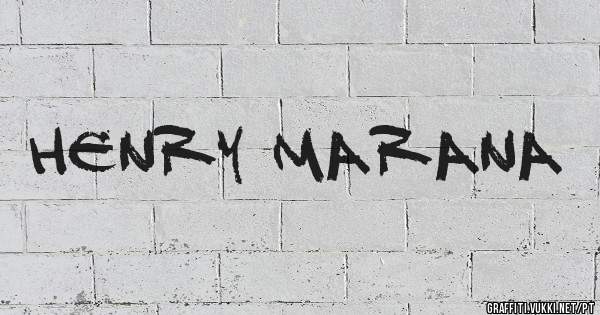 Henry Marana