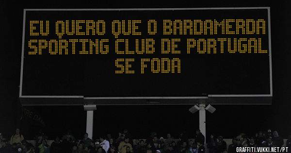 EU QUERO QUE O BARDAMERDA SPORTING CLUB DE PORTUGAL SE FODA