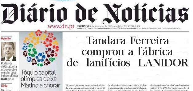 Tandara Ferreira comprou a fábrica de  lanifícios  LANIDOR