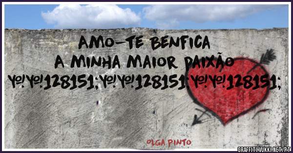 Amo-te Benfica
A minha maior paixão 💗💗💗