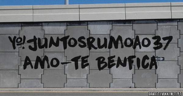#juntosrumoao37
Amo-te Benfica 