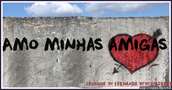 Amo minhas amigas 