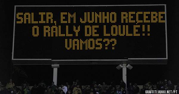 SALIR, EM JUNHO RECEBE O RALLY DE LOULÉ!! VAMOS??