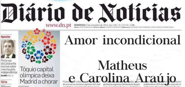 Amor incondicional                                           Matheus e Carolina Araújo