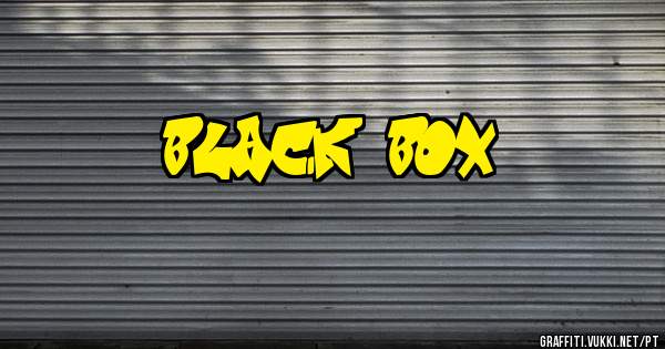 black box
