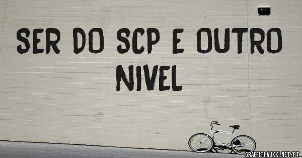 SER DO SCP E OUTRO NIVEL