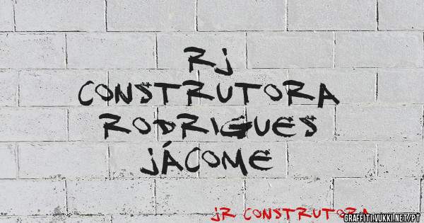 RJ 
  Construtora
     Rodrigues 
          jácome 