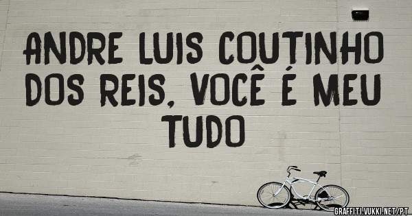 ANDRE LUIS COUTINHO DOS REIS, VOCÊ É MEU TUDO