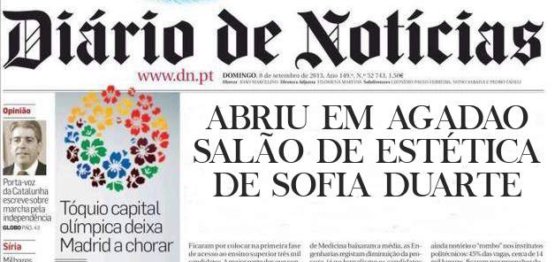 ABRIU EM AGADAO SALÃO DE ESTÉTICA DE SOFIA DUARTE 