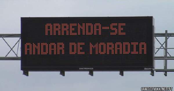 Arrenda-se
Andar de Moradia