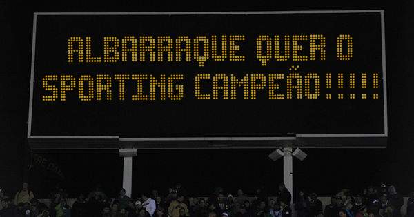 ALBARRAQUE QUER O SPORTING CAMPEÃO!!!!! 