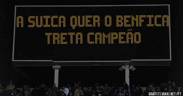  A suica quer o Benfica treta campeão 