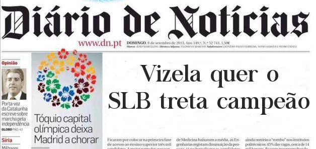 Vizela quer o SLB treta campeão
