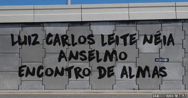 Luiz Carlos leite néia Anselmo 
Encontro de almas 