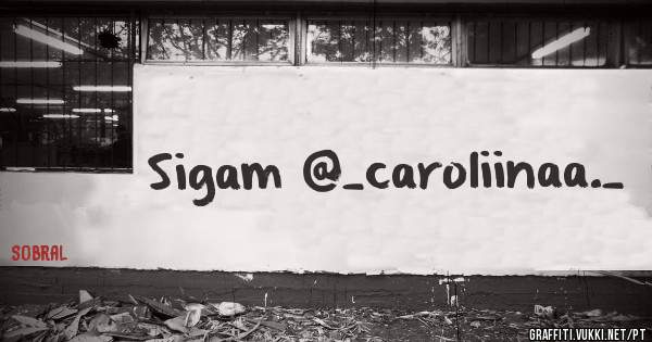 Sigam @_caroliinaa._