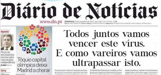 Todos juntos vamos vencer este vírus. E como vareiros vamos ultrapassar isto. 