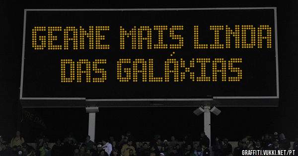 Geane mais linda das galáxias 