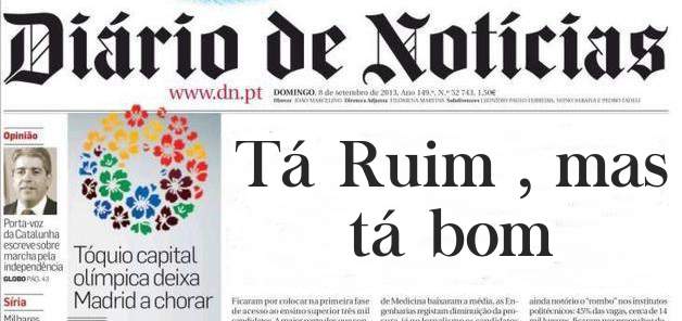 Tá Ruim , mas tá bom 