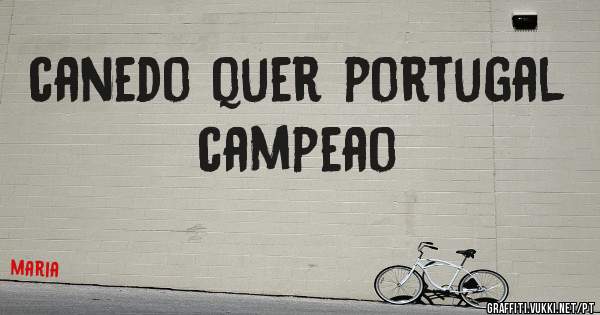 canedo quer portugal campeao 