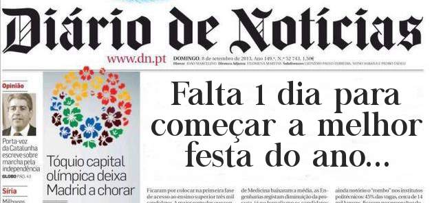 Falta 1 dia para começar a melhor festa do ano...