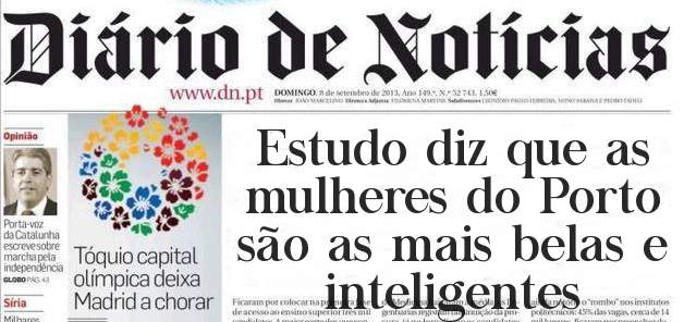 Estudo diz que as mulheres do Porto são as mais belas e inteligentes
