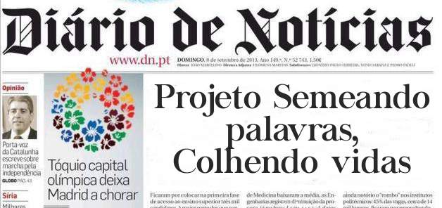 Projeto Semeando palavras, 
  Colhendo vidas 