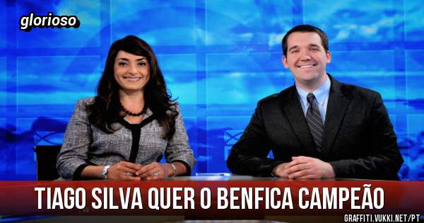 Tiago silva quer o Benfica campeão