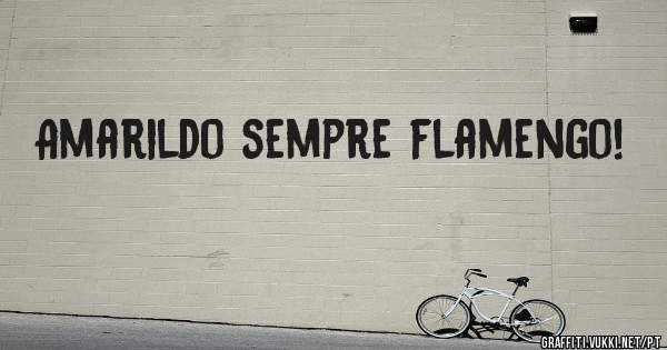 Amarildo sempre flamengo!