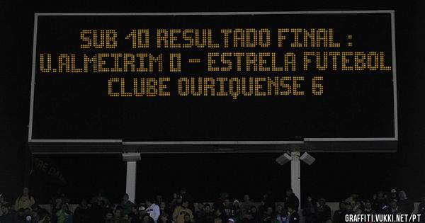 SUB 10 RESULTADO FINAL : U.ALMEIRIM 0 - ESTRELA FUTEBOL CLUBE OURIQUENSE 6