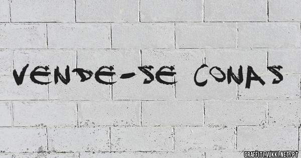 vende-se conas