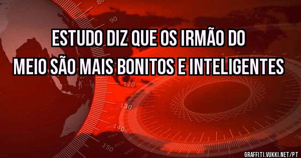 Estudo diz que os irmão do meio são mais bonitos e inteligentes