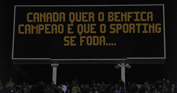 Canada quer o benfica campeao e que o sporting se foda....