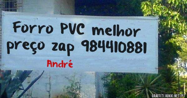 Forro PVC melhor preço zap 984410881