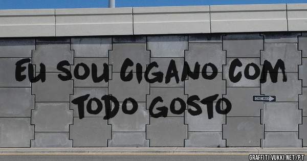 Eu sou Cigano com todo gosto 