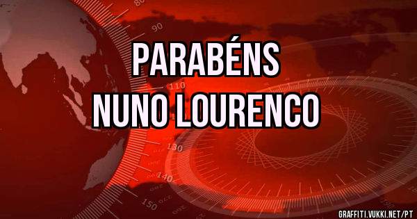    Parabéns 
Nuno Lourenco