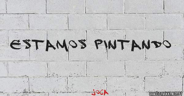 Estamos pintando
