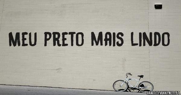 Meu preto mais lindo