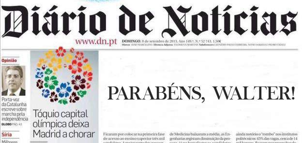 PARABÉNS, WALTER!