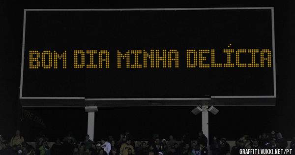 Bom dia minha delícia 
