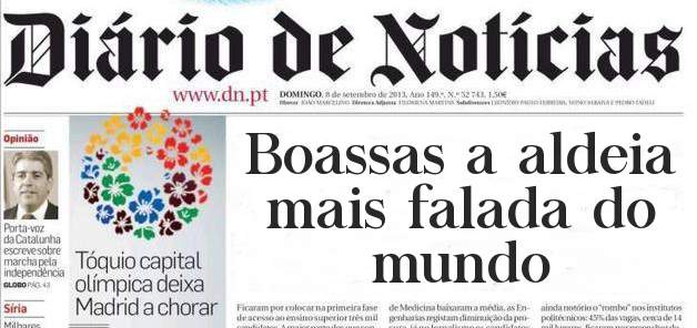 Boassas a aldeia mais falada do mundo