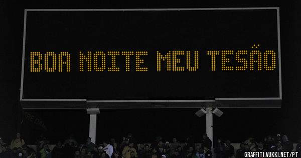 Boa noite meu tesão